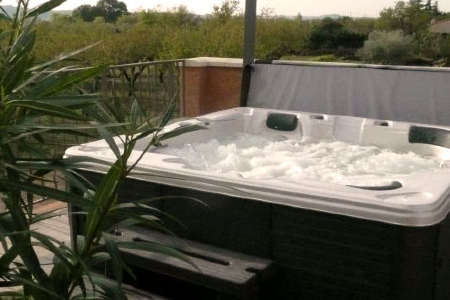 Le jaccuzzi du toit terrasse